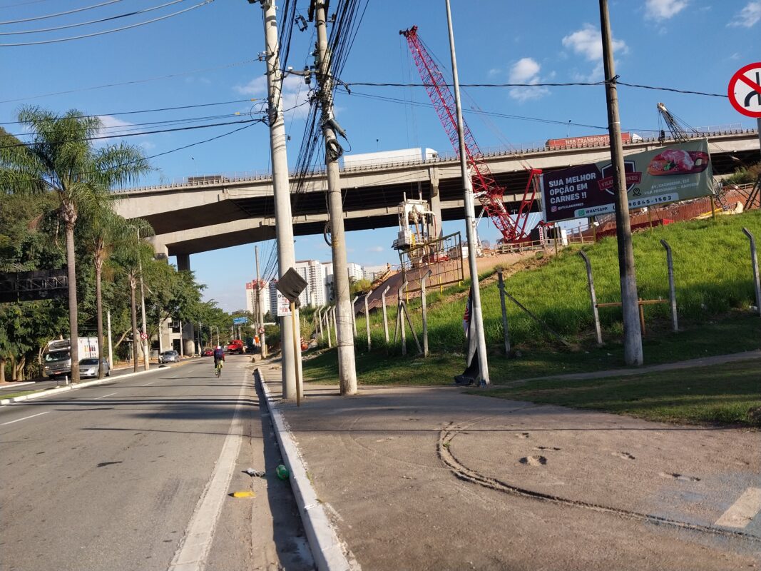 obras nova ponte Castello Branco Barueri Alphaville interdições