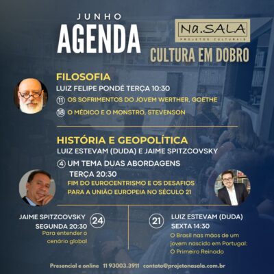 Na.SALA: acompanhe a agenda cultural de junho