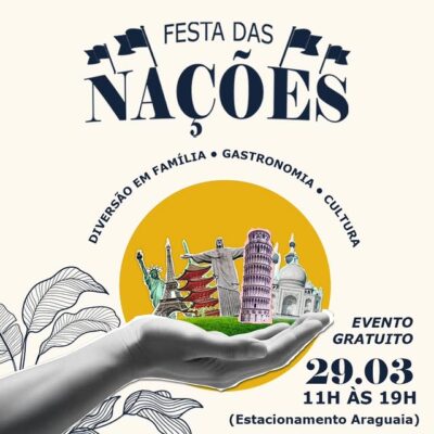 Festa das Nações no Centro Comercial Alphaville acontece dia 29/3