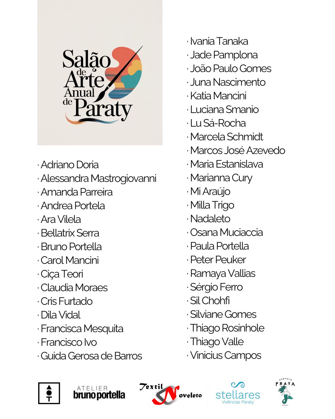 Morador de Alphaville é curador do Salão de Arte Anual de Paraty 2026