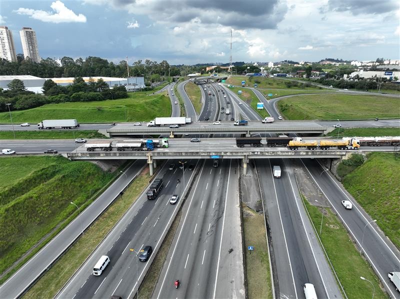 Obras no viaduto do km 24 do Rodoanel Oeste em Osasco começam nesta quarta-feira